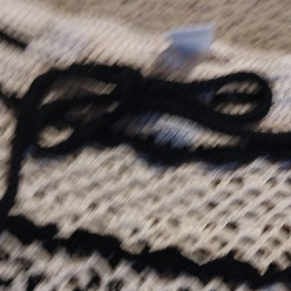 Nanette Lepore Black and Cream Crochet  Skirt - Picture 3 of 5